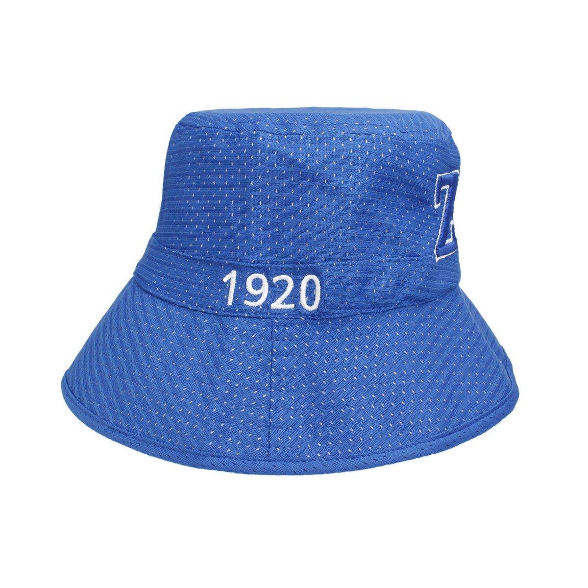 ZPB Sorority Bucket HatBlue Mesh Embroidered