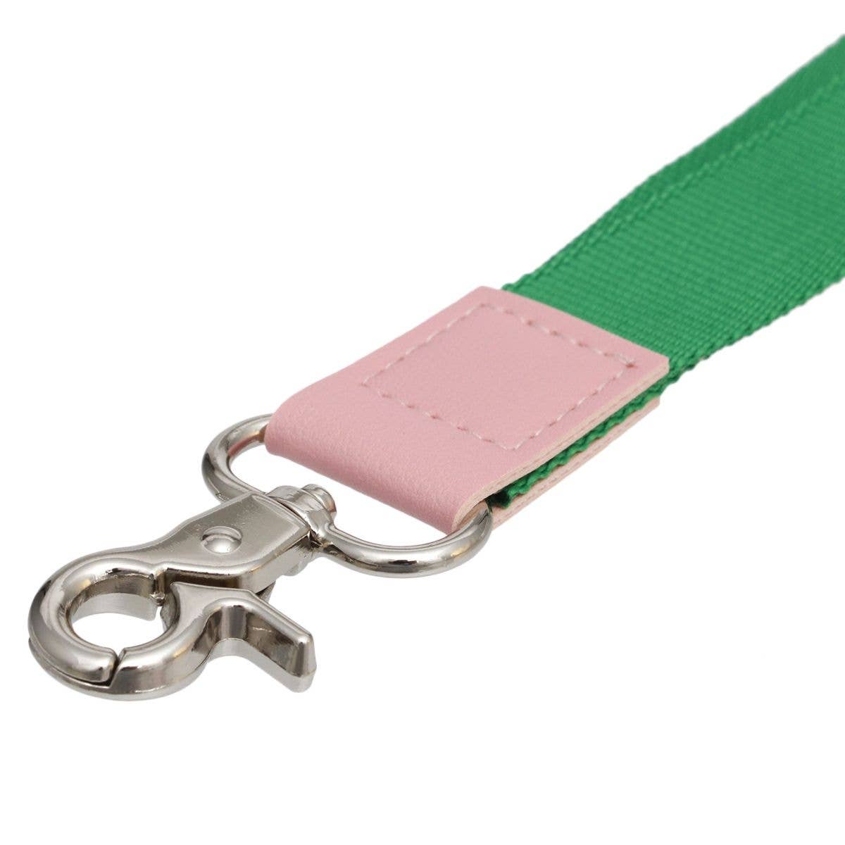 AKA Green Canvas Lanyard ID Badge Clip Women