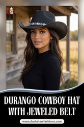 Durango Cowboy Hat with Jeweled Belt