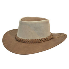 Aussie Soaker Golf Hat : Tan / Large