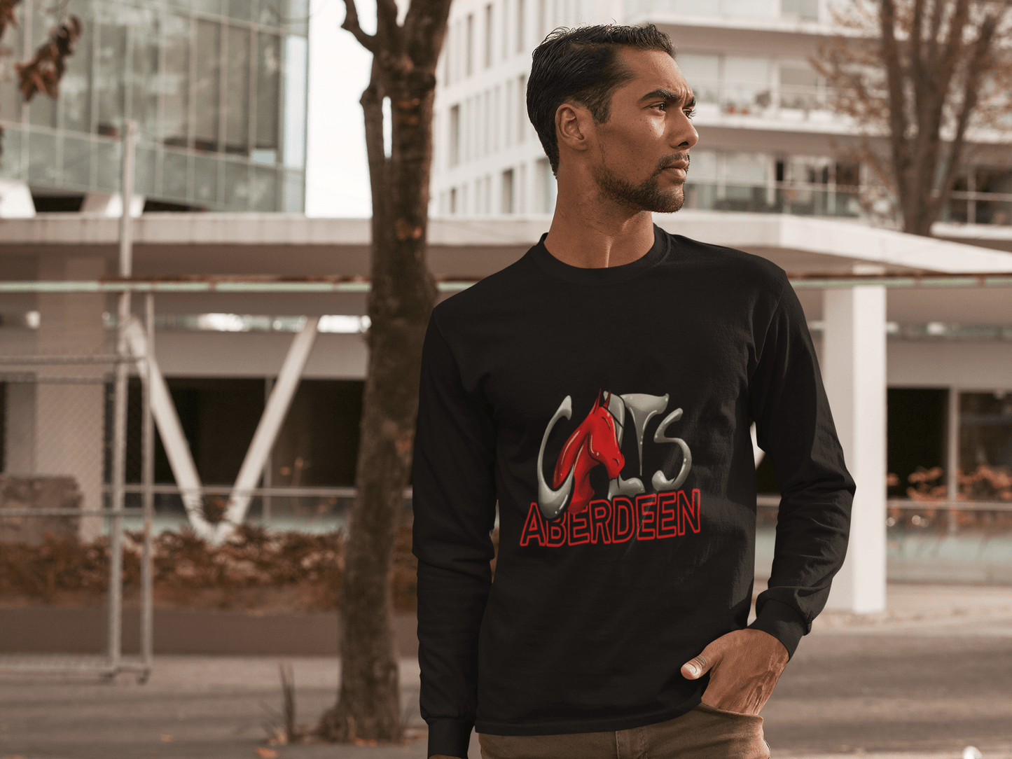Mens Long T shirt Aberdeen Colts (VIP)