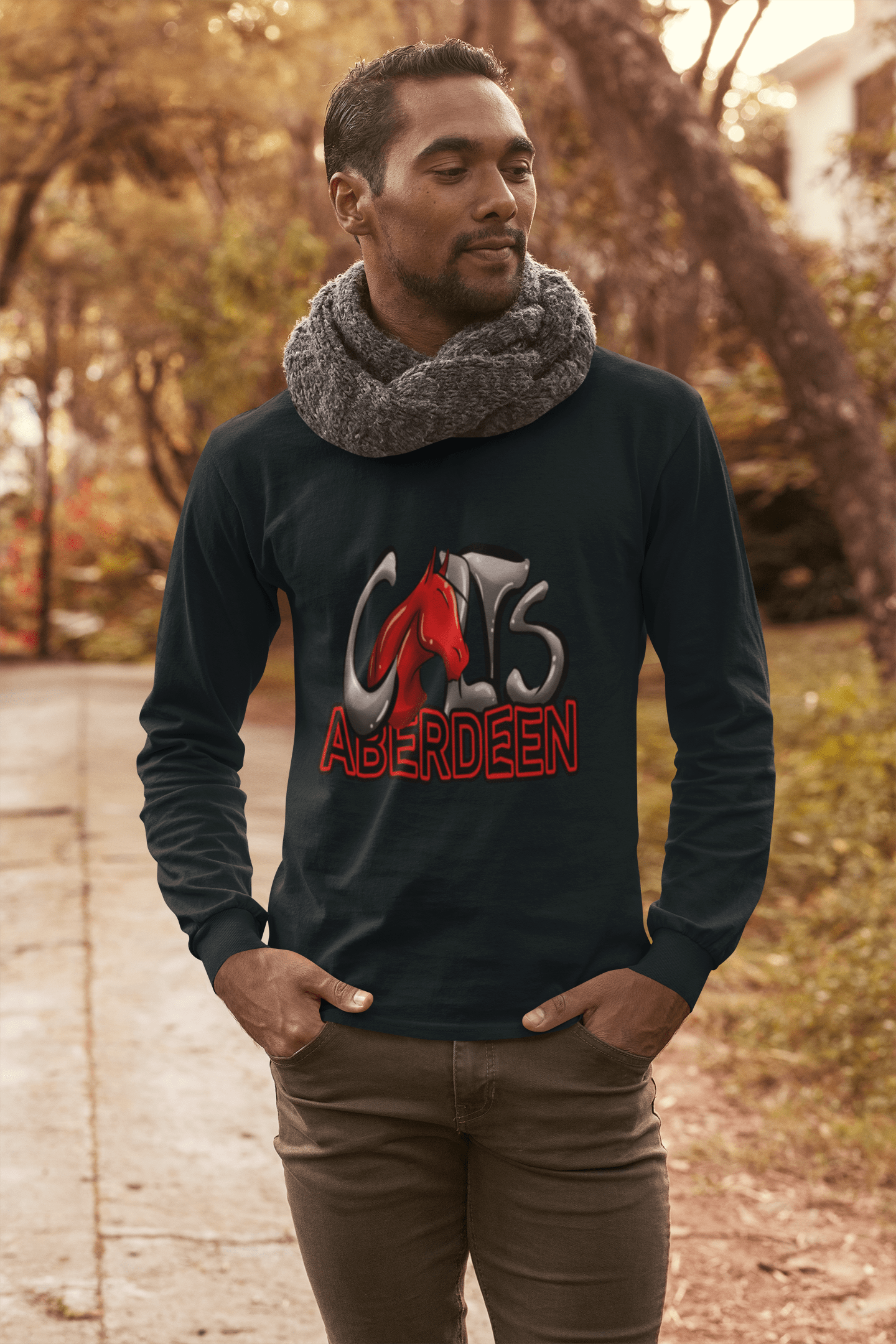 Mens Long T shirt Aberdeen Colts (VIP)