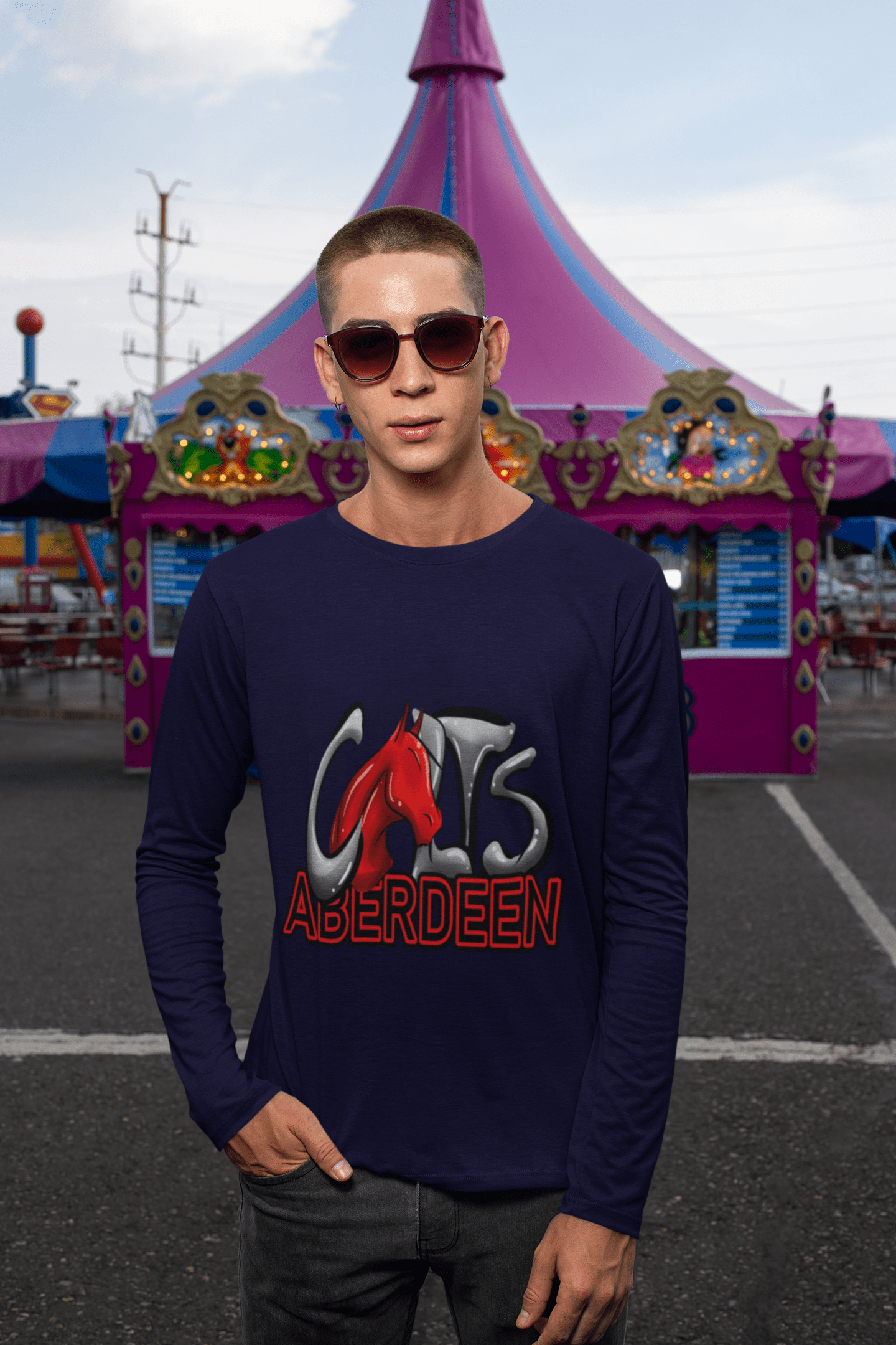 Mens Long T shirt Aberdeen Colts (VIP)