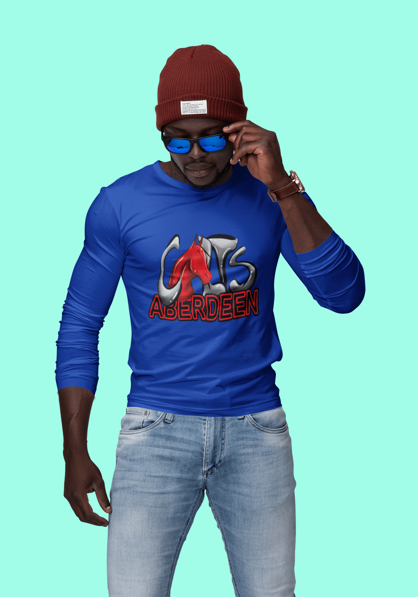 Mens Long T shirt Aberdeen Colts (VIP)
