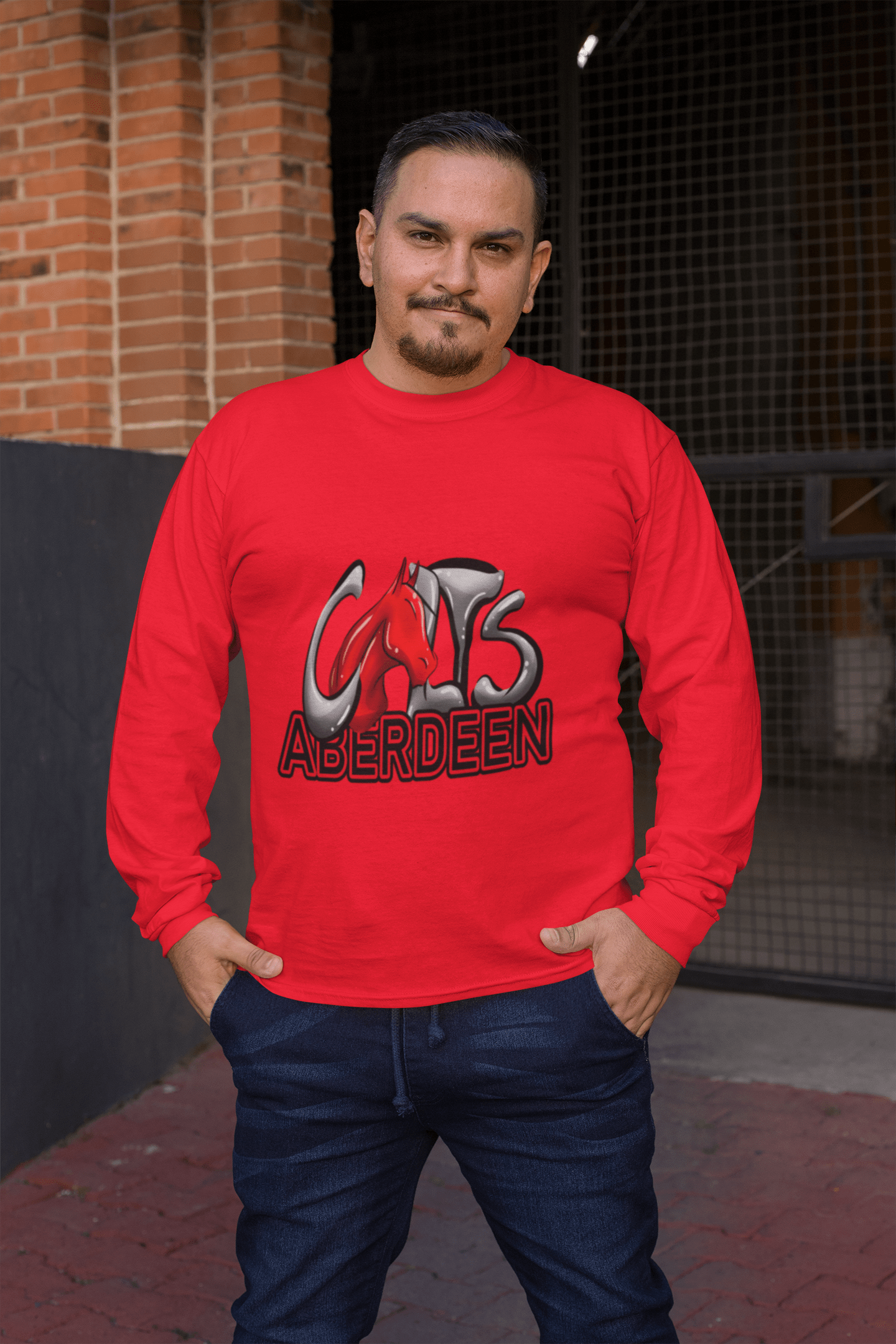 Mens Long T shirt Aberdeen Colts (VIP)