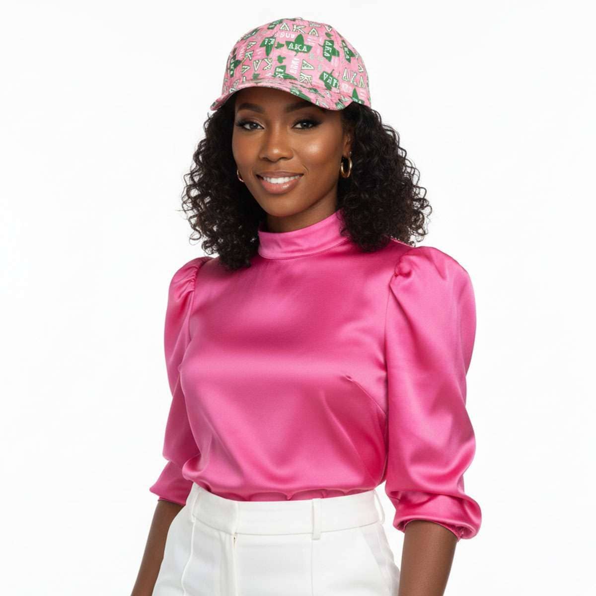 AKA Sorority Pride Graphic Print Baseball Hat