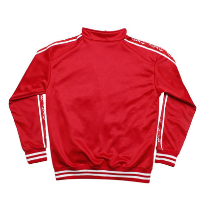 DST Greek Apparel XL Red Zip Up Track Jacket