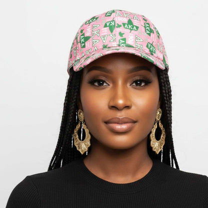 AKA Sorority Pride Graphic Print Baseball Hat