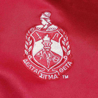 DST Greek Apparel XL Red Zip Up Track Jacket