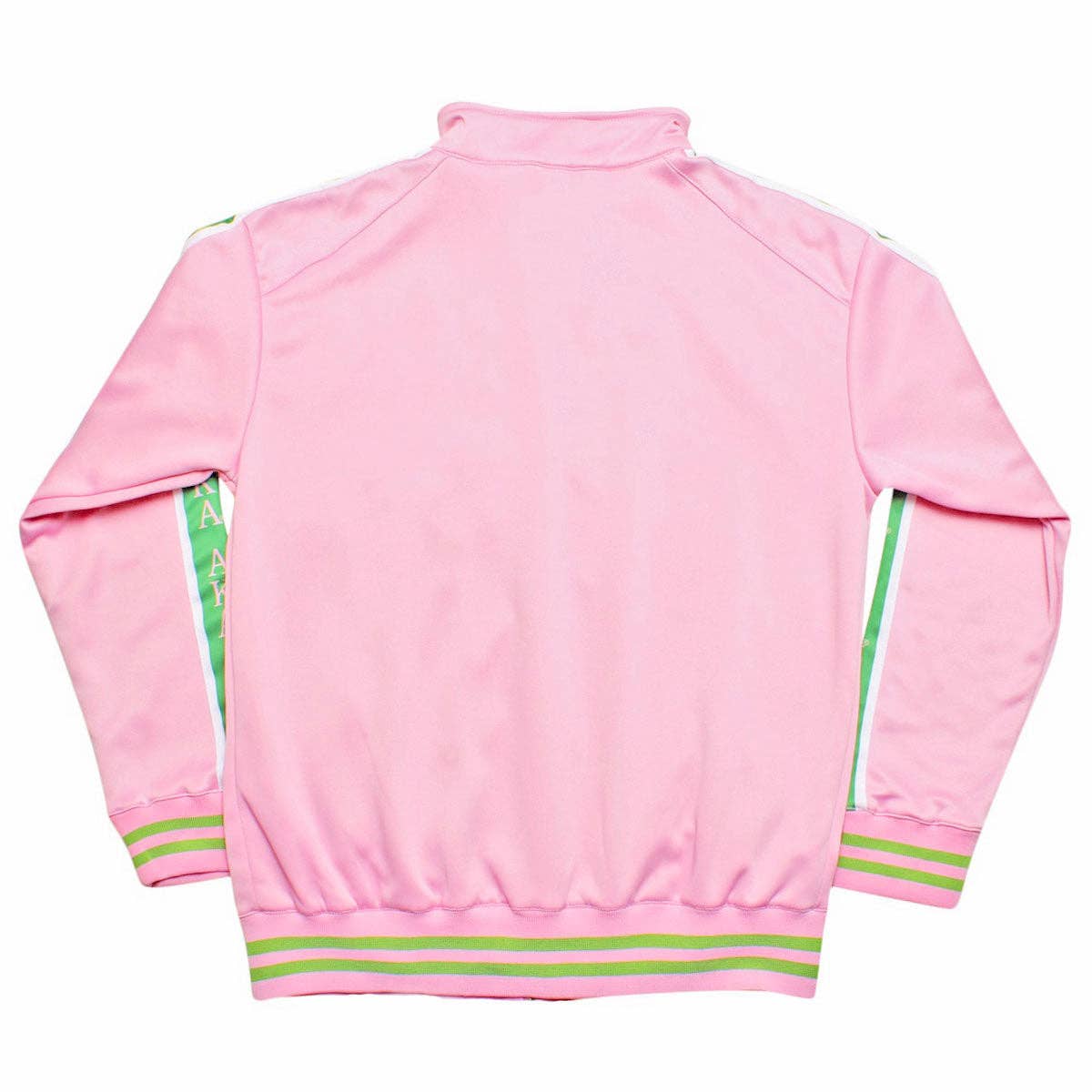 AKA Greek Apparel M Pink Zip Up Track Jacket
