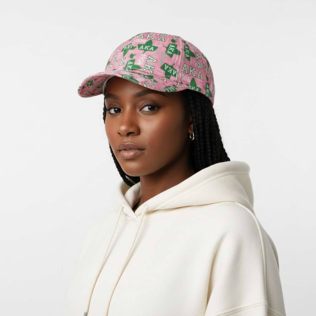 AKA Sorority Pride Graphic Print Baseball Hat