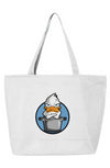 25L Zippered Tote Blue Duck