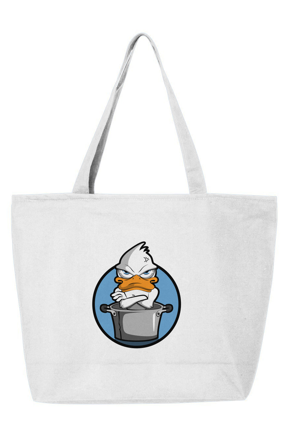 25L Zippered Tote Blue Duck