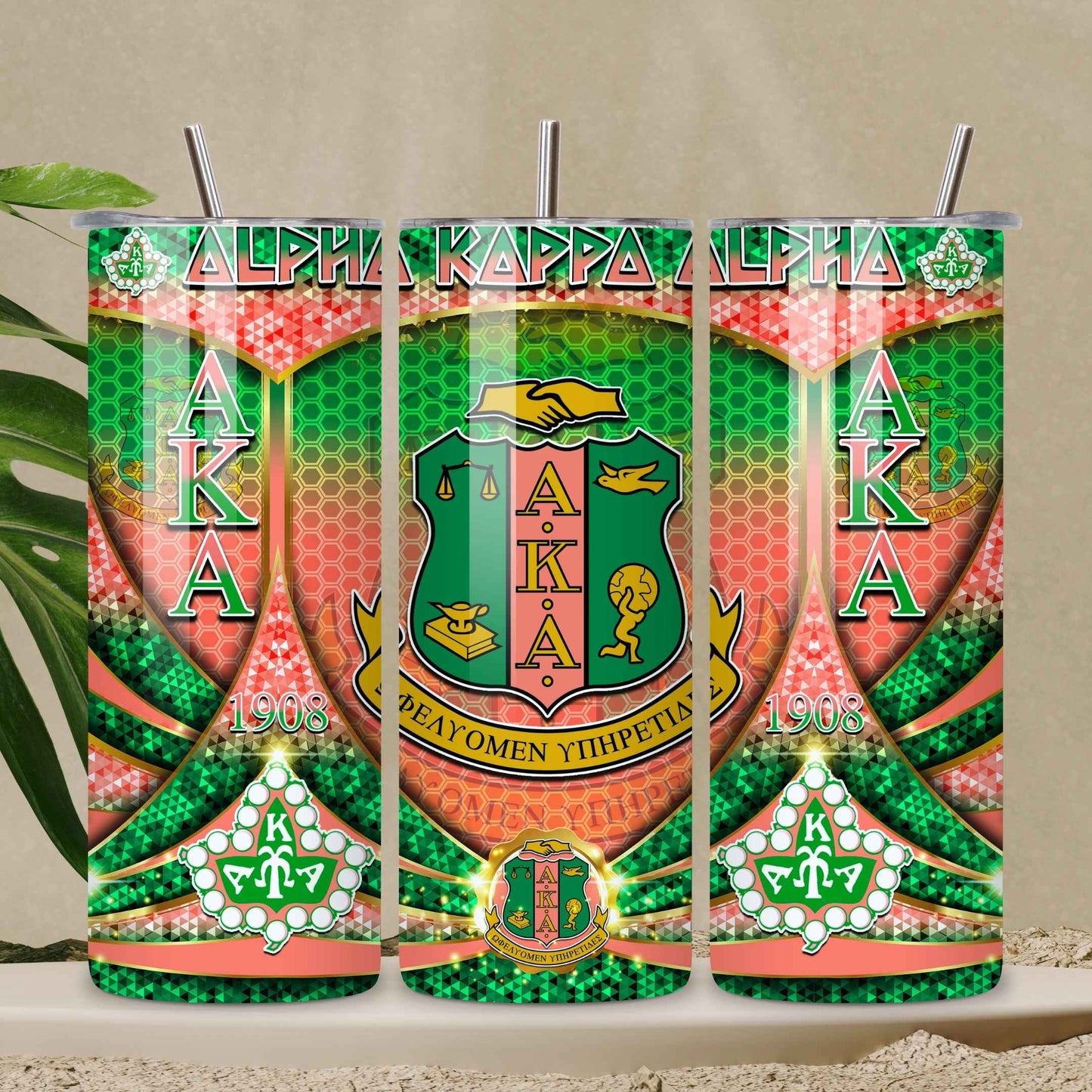 AKA 20 oz Skinny Tumbler • Stainless Steel • Drinkware