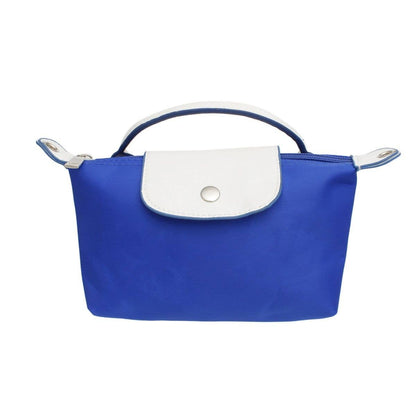 ZPB Sorority Blue Nylon Mini Pouch Handle Strap