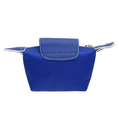 ZPB Sorority Blue Nylon Wristlet Strap Mini Pouch