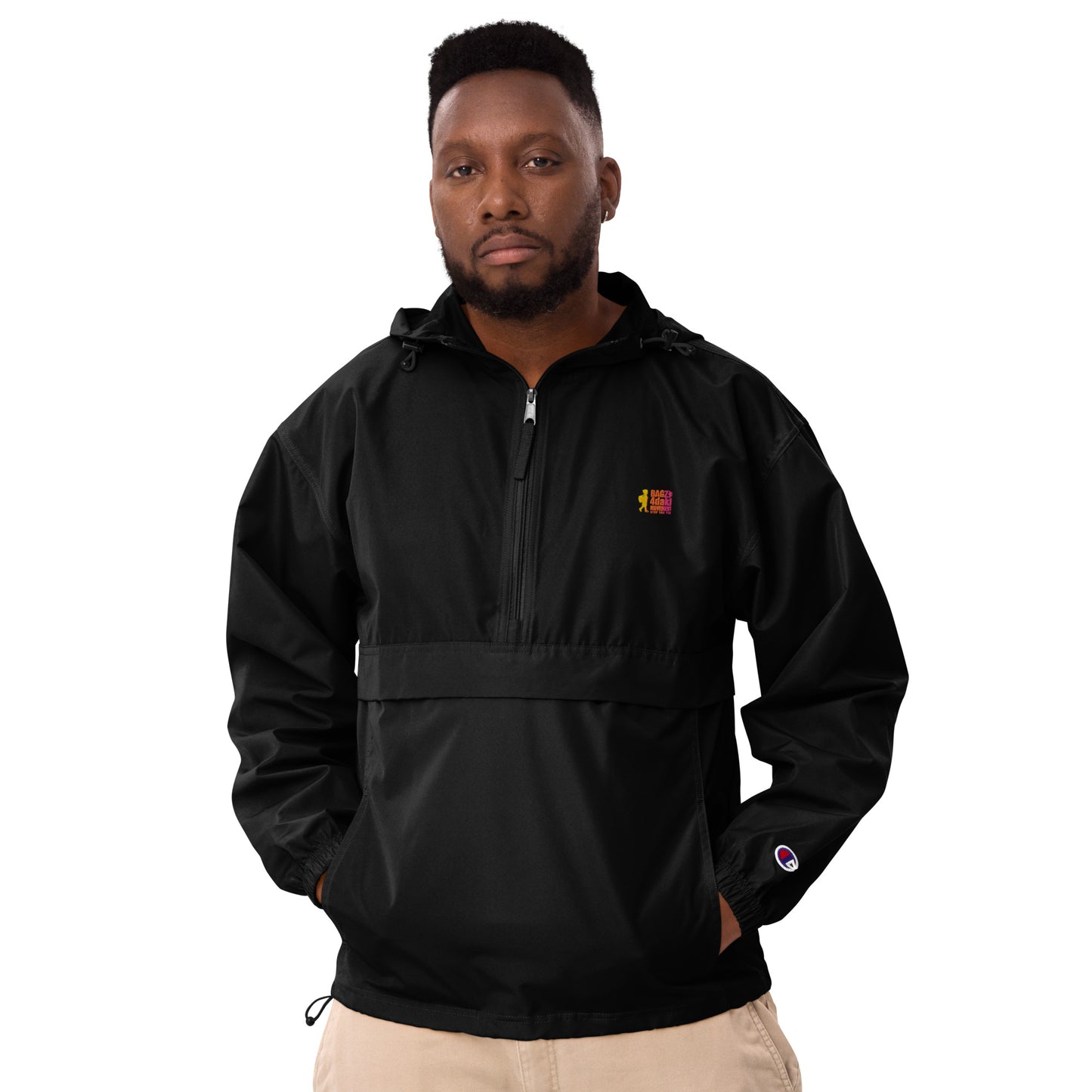 Embroidered Champion Packable Jacket Bagz4dakidz Movement Inc