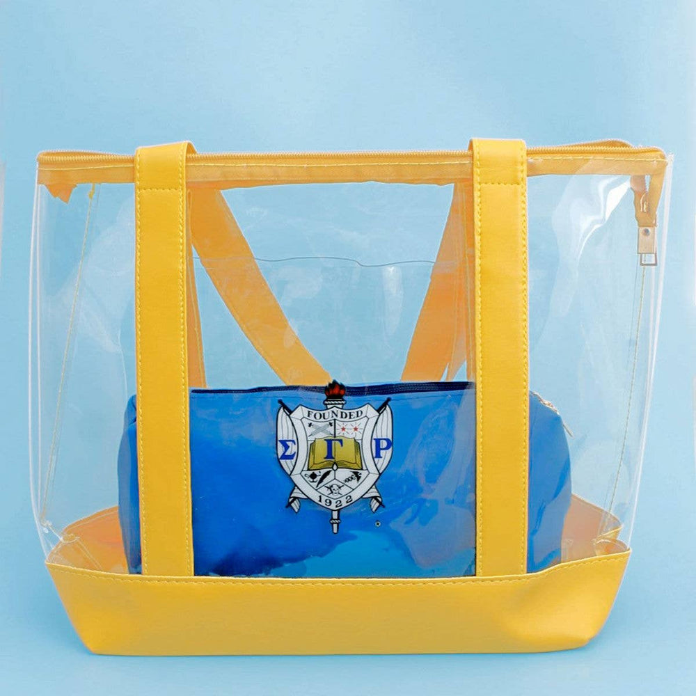 Sigma Gamma Rho clear tote bag for Women