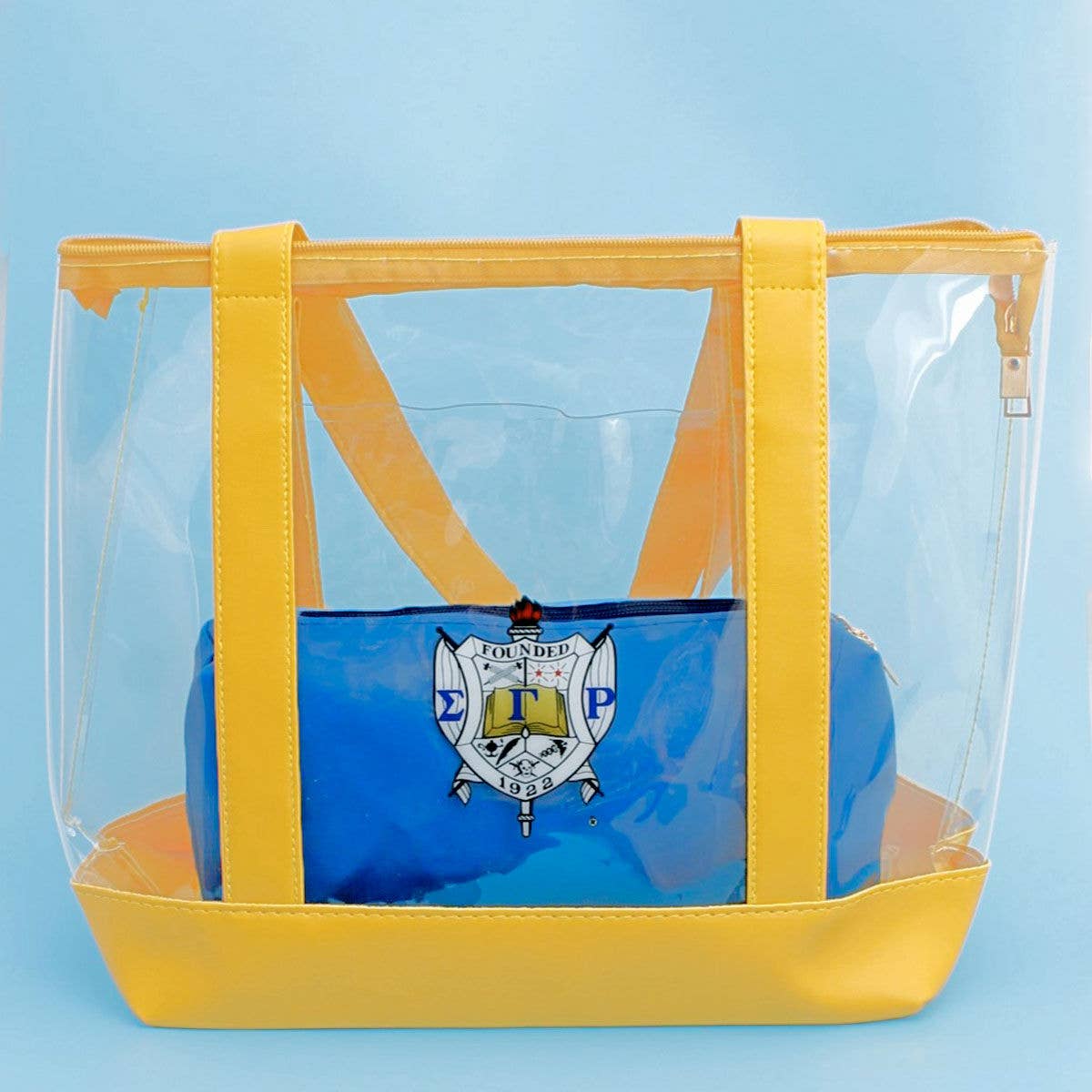Sigma Gamma Rho clear tote bag for Women