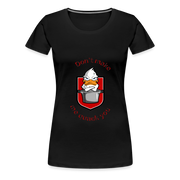 Women’s Premium T-Shirt Quack - black