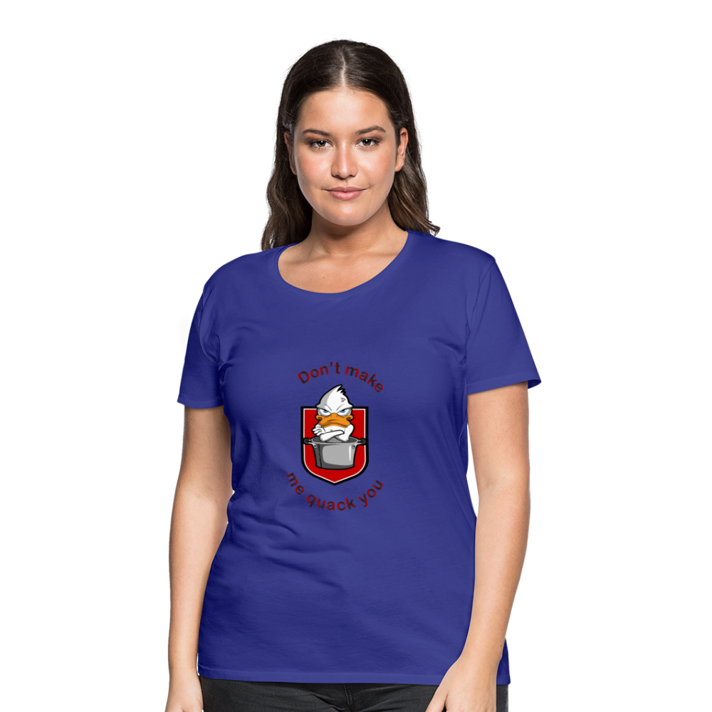 Women’s Premium T-Shirt Quack - royal blue