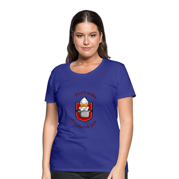 Women’s Premium T-Shirt Quack - royal blue