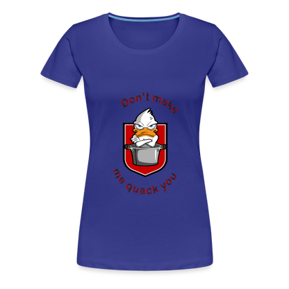 Women’s Premium T-Shirt Quack - royal blue