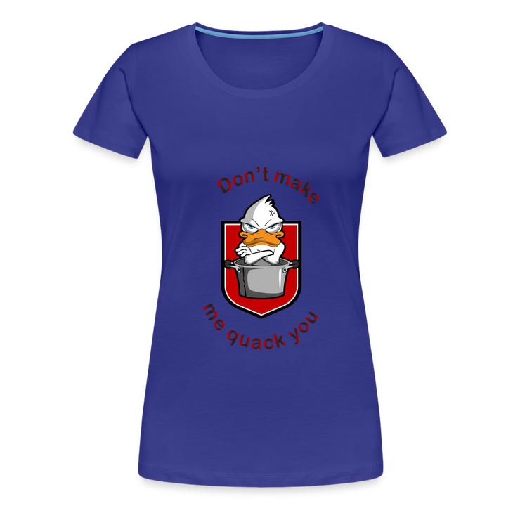 Women’s Premium T-Shirt Quack - royal blue