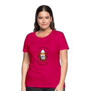 Women’s Premium T-Shirt Quack - dark pink