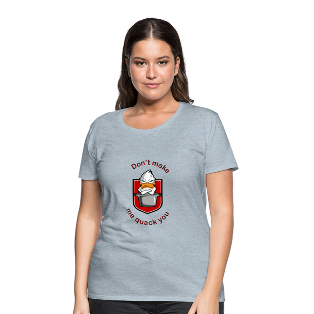 Women’s Premium T-Shirt Quack - heather ice blue