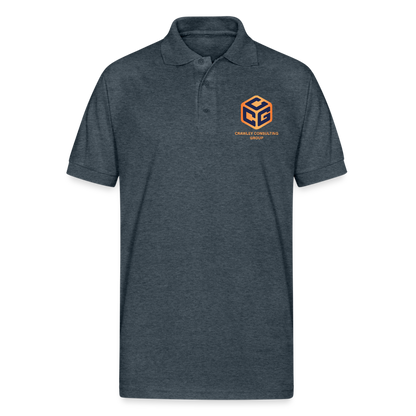 Gildan Men’s 50/50 Jersey Polo - deep heather