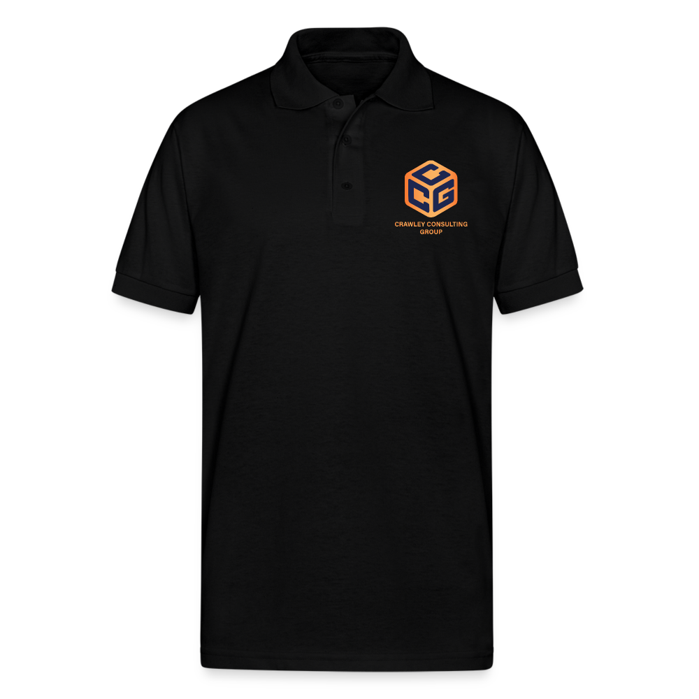 Gildan Men’s 50/50 Jersey Polo - black