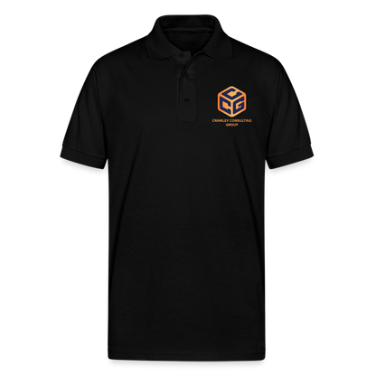 Gildan Men’s 50/50 Jersey Polo - black