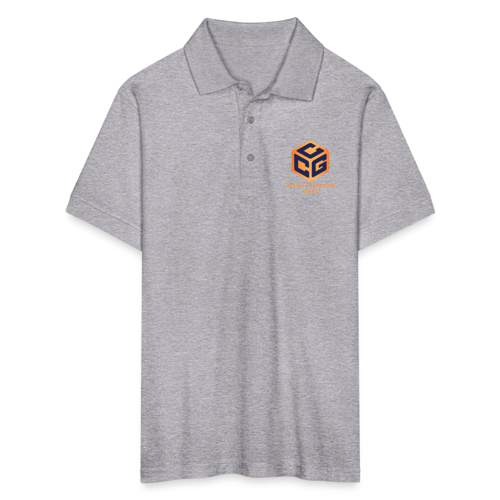 Gildan Men’s 50/50 Jersey Polo - heather gray