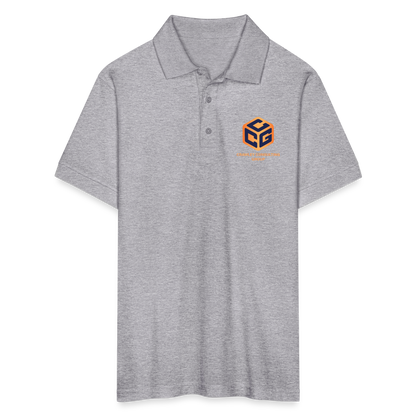 Gildan Men’s 50/50 Jersey Polo - heather gray