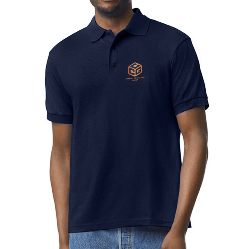 Gildan Men’s 50/50 Jersey Polo - navy