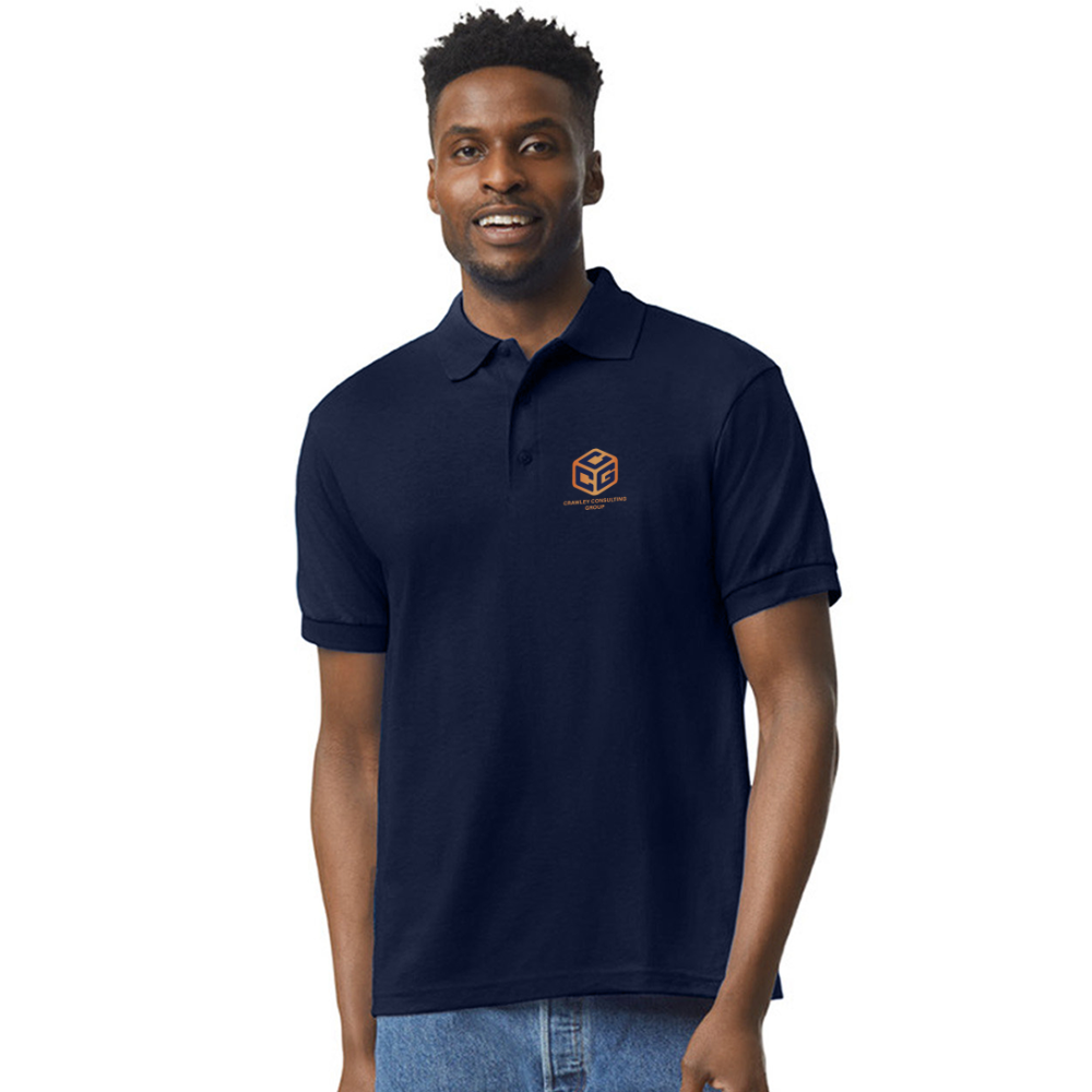 Gildan Men’s 50/50 Jersey Polo - navy