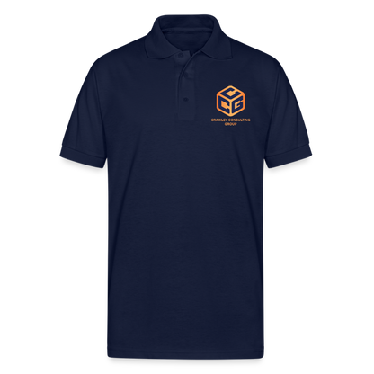 Gildan Men’s 50/50 Jersey Polo - navy