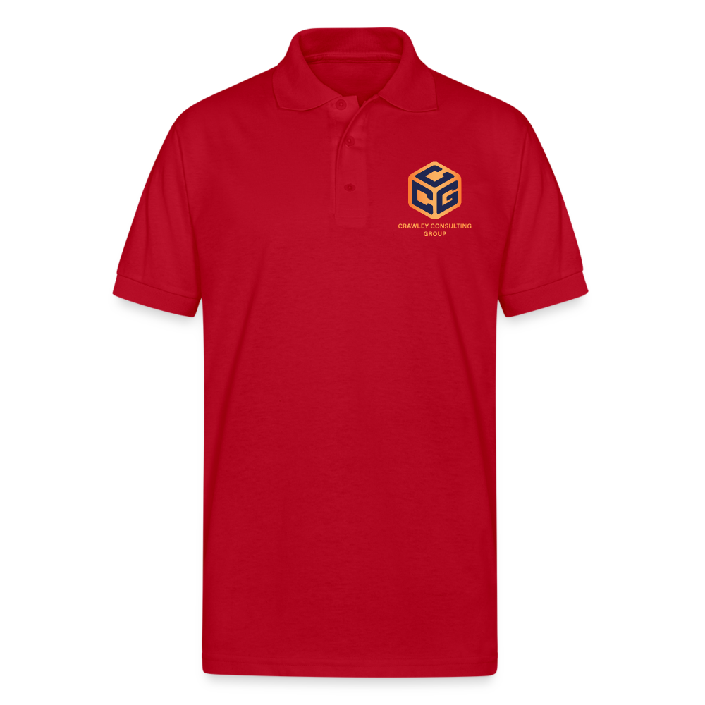 Gildan Men’s 50/50 Jersey Polo - red