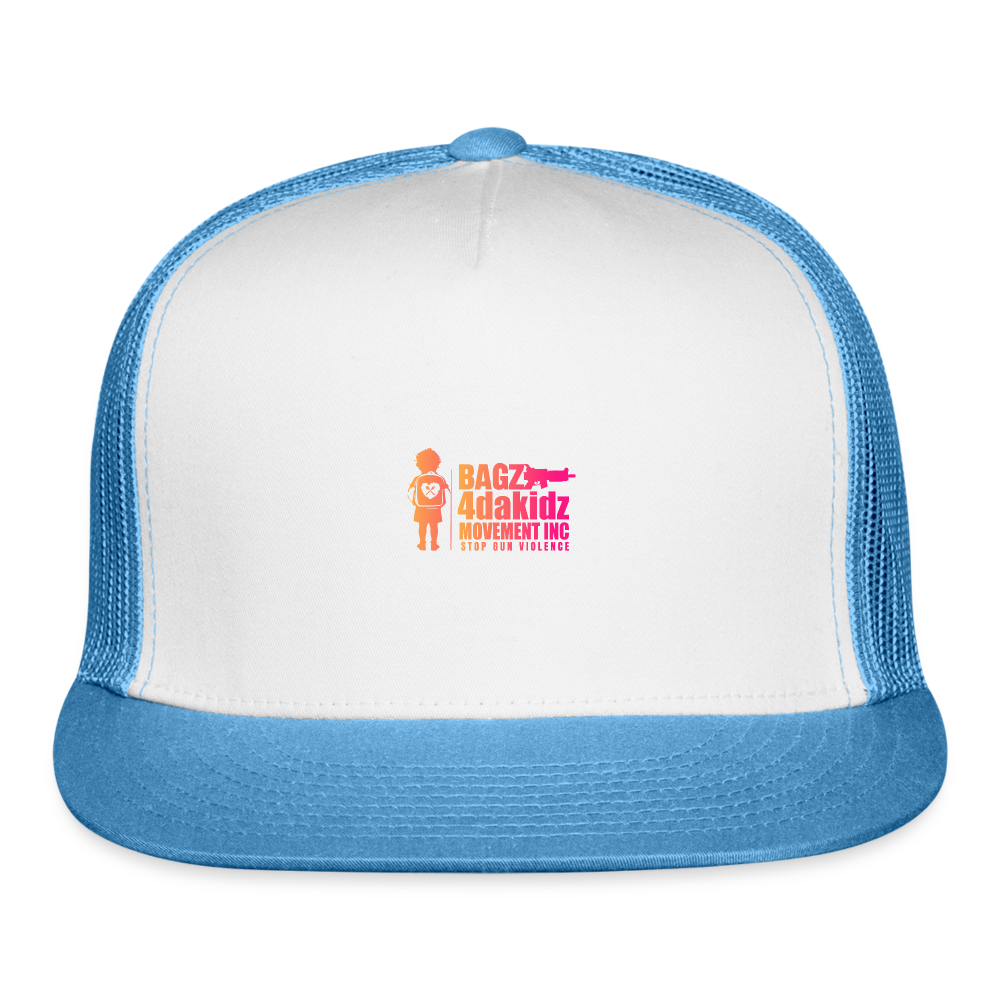 Trucker Cap - white/blue