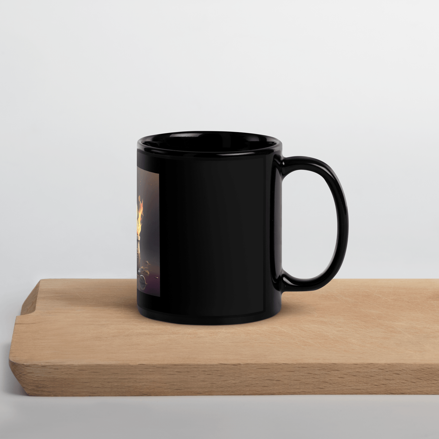 DuckStew Black Glossy Mug