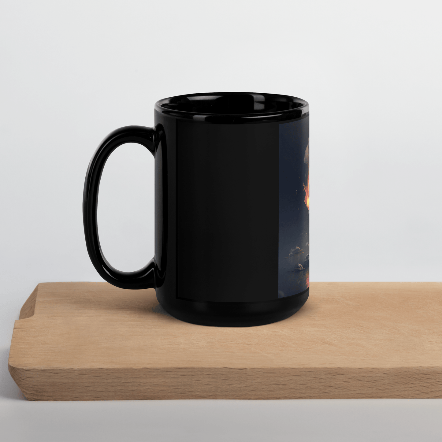 DuckStew Black Glossy Mug