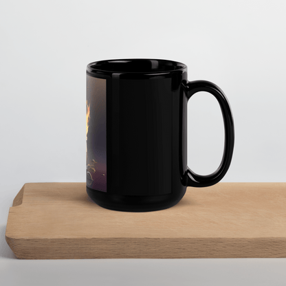 DuckStew Black Glossy Mug