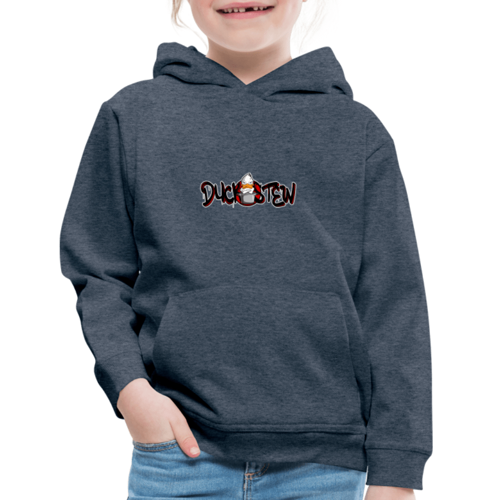 Kids‘ Premium Hoodie - heather denim