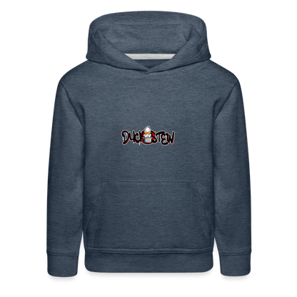 Kids‘ Premium Hoodie - heather denim